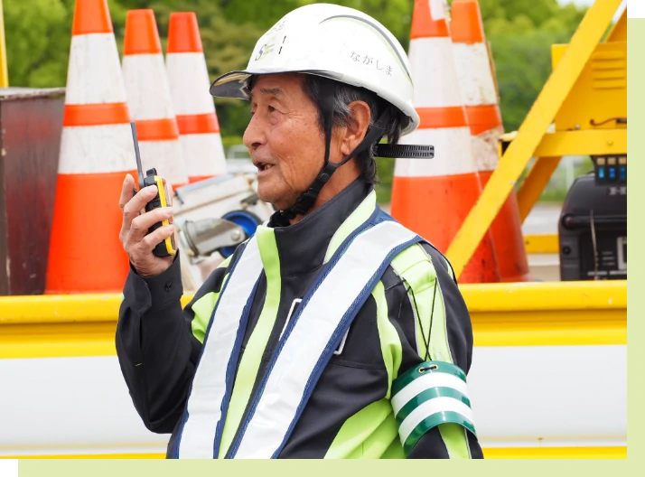 経験豊富な警備員による安心の現場対応