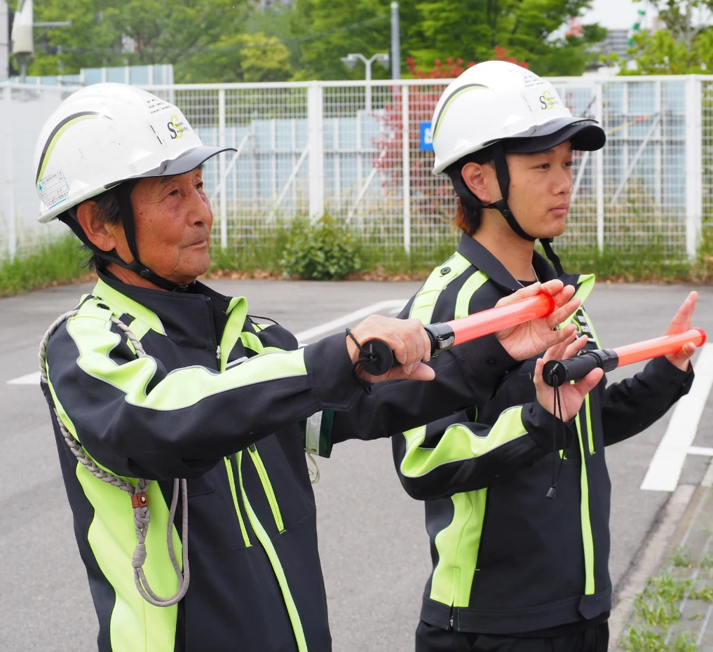 教育された警備員による安心対応